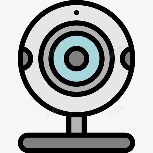 网络摄像头通信112线色图标svg_新图网 https://ixintu.com 线色 网络摄像头 通信112