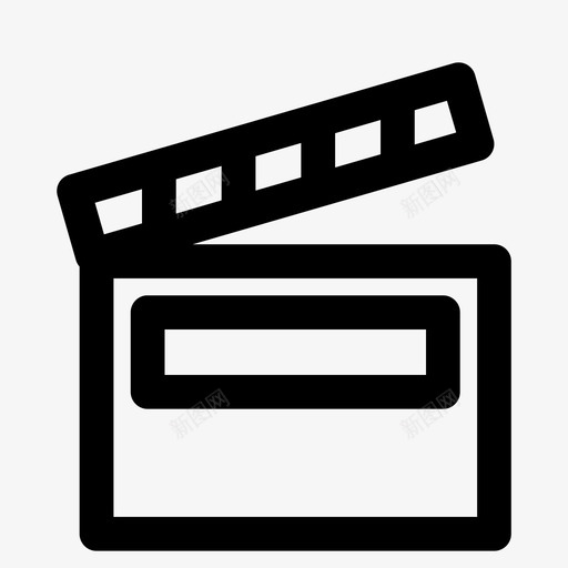 电影院电影随机3个粗体图标svg_新图网 https://ixintu.com 电影 电影院 随机3个粗体