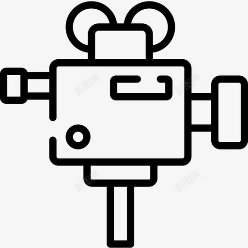 摄影机显示5线性图标svg_新图网 https://ixintu.com 摄影机 显示5 线性