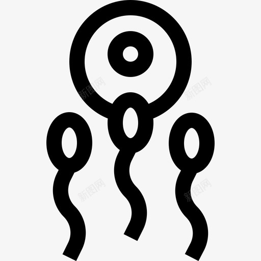 受精生物学6线性图标svg_新图网 https://ixintu.com 受精 生物学6 线性