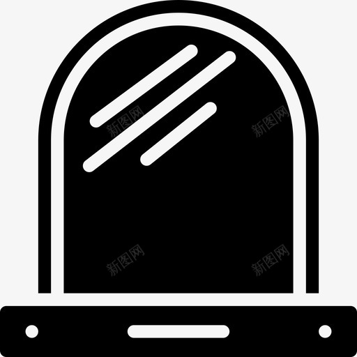 镜子美发沙龙5填充图标svg_新图网 https://ixintu.com 填充 美发沙龙5 镜子
