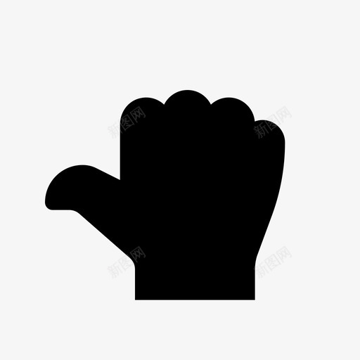 拇指远足搭车图标svg_新图网 https://ixintu.com 光标指针实心 拇指 搭便车 搭车 远足 骑