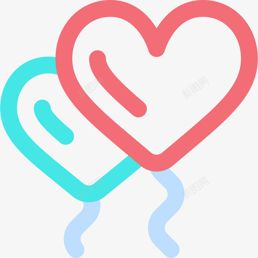 气球生日59线形颜色图标svg_新图网 https://ixintu.com 气球 生日59 线形颜色