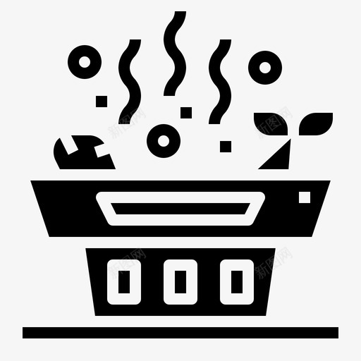 清蒸鱼吃食图标svg_新图网 https://ixintu.com 吃 泰国 海鲜固体 清蒸鱼 食