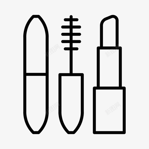 化妆品美容面部图标svg_新图网 https://ixintu.com 化妆品 客厅 沙龙 美容 面部