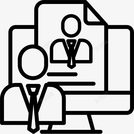 线性商业管理4图标svg_新图网 https://ixintu.com 4 线性商业管理