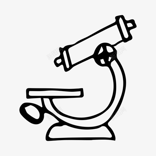 显微镜医院医学图标svg_新图网 https://ixintu.com 医学 医院 显微镜 治疗 科学