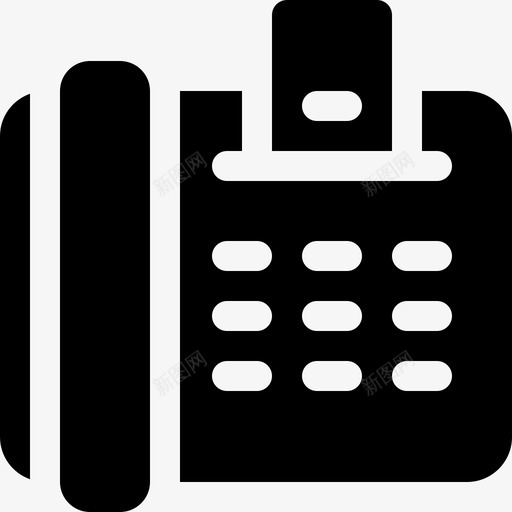 传真媒体技术3已填写图标svg_新图网 https://ixintu.com 传真 媒体技术3 已填写