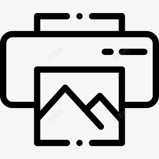 印刷品平面师8线性图标svg_新图网 https://ixintu.com 印刷品 平面设计师8 线性