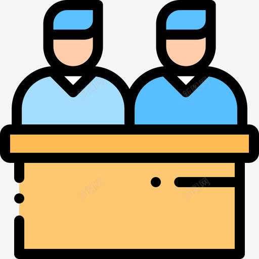 面试面试4线条颜色图标svg_新图网 https://ixintu.com 线条颜色 面试 面试4