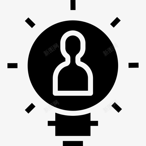 想法搜索引擎优化7填充图标svg_新图网 https://ixintu.com 填充 想法 搜索引擎优化7