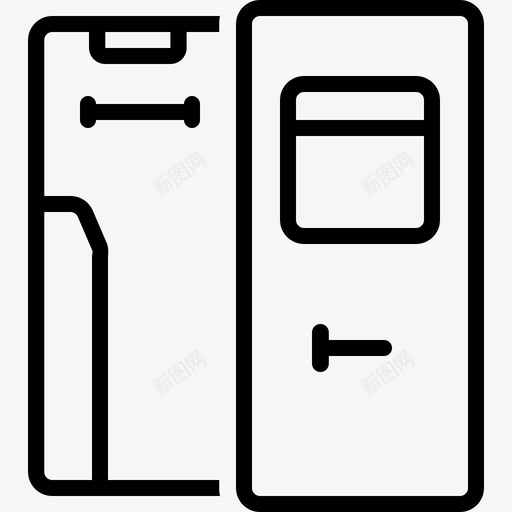 客车车门转向架列车图标svg_新图网 https://ixintu.com 列车 客车车门 转向架