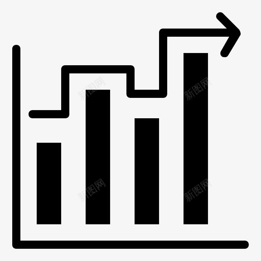 图表条形图投资图标svg_新图网 https://ixintu.com 图表 投资 条形图 统计 营销