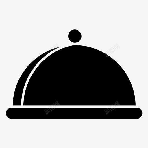 盘子食物饭菜图标svg_新图网 https://ixintu.com 盘子 食物 饭菜