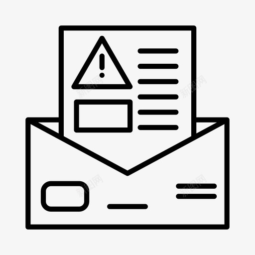 警告信商务财务图标svg_新图网 https://ixintu.com 付款 商务 警告信 财务