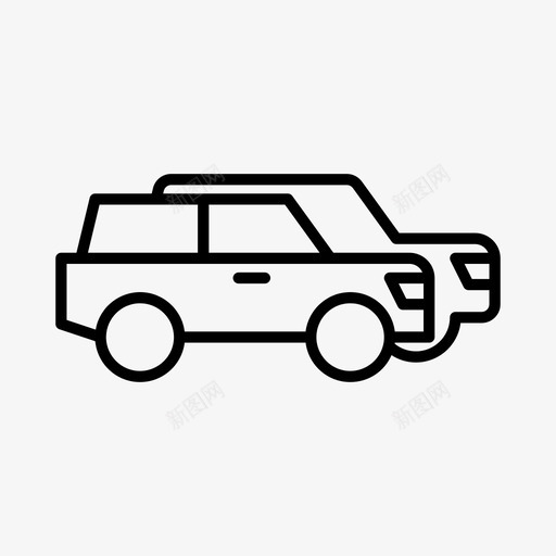 汽车导游旅行图标svg_新图网 https://ixintu.com 导游 度假 旅行 汽车