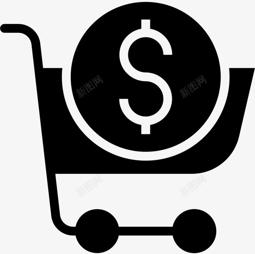 网上购物必需品在线营销2填充图标svg_新图网 https://ixintu.com 填充 必需品在线营销2 网上购物