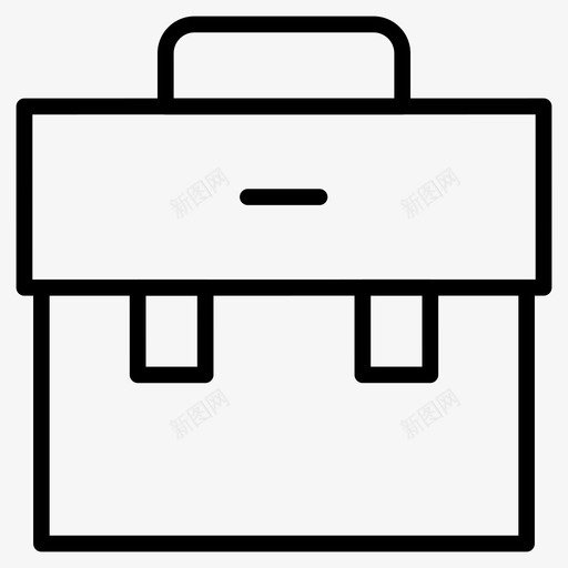 行李包公文包图标svg_新图网 https://ixintu.com 公文包 包 施工线图标 旅行 行李