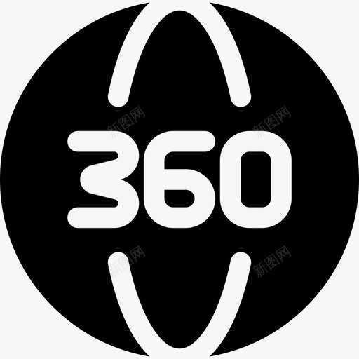 360度360度视图13填充图标svg_新图网 https://ixintu.com 360度 360度视图13 填充