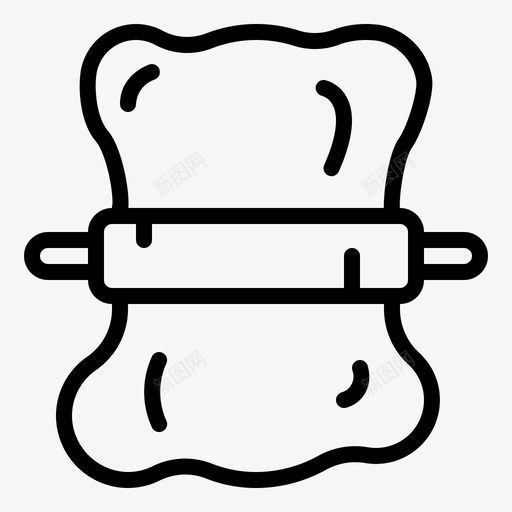 面糊烘焙食品图标svg_新图网 https://ixintu.com 意大利 披萨 烘焙 面糊 食品