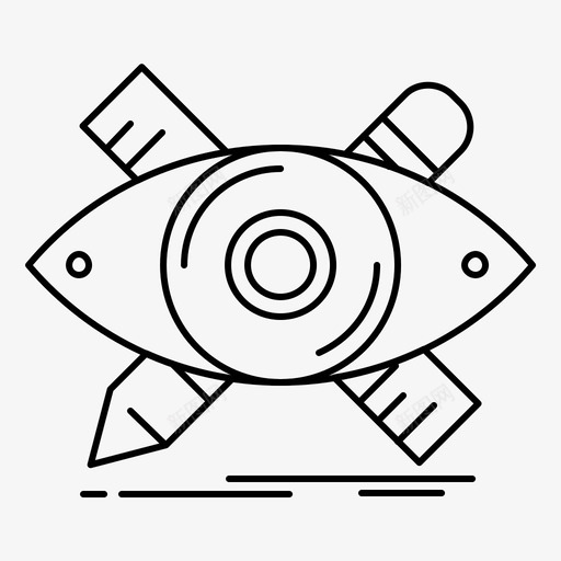 师视角广告宣传与创作过程图标svg_新图网 https://ixintu.com 广告宣传与创作过程 设计师视角