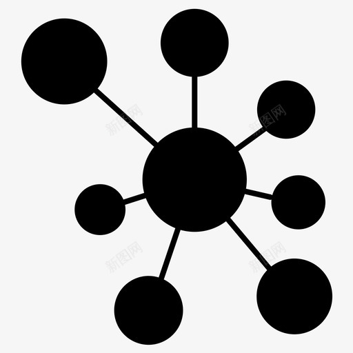 键合化学键合图标svg_新图网 https://ixintu.com 化学键合 键合