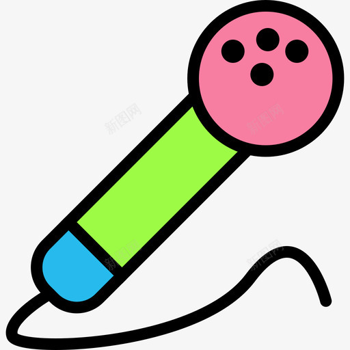 麦克风tech11线性颜色图标svg_新图网 https://ixintu.com tech11 线性颜色 麦克风