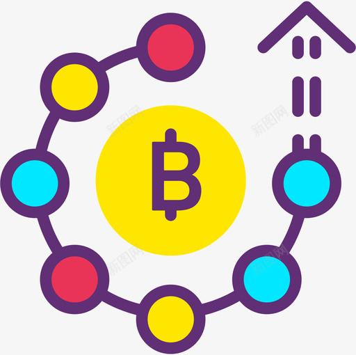 比特币加密2附魔图标svg_新图网 https://ixintu.com 加密2 比特币 附魔