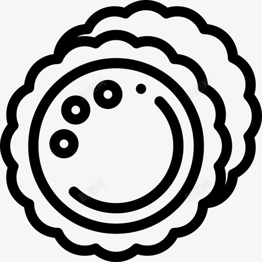饼干纯素食品2直系图标svg_新图网 https://ixintu.com 直系 纯素食品2 饼干