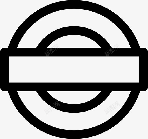 徽章伦敦标志图标svg_新图网 https://ixintu.com 交通 伦敦 地下 形状纹理 徽章 标志