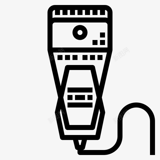剃须刀家用电器手持式图标svg_新图网 https://ixintu.com 剃须刀 家用 家用电器 家用电器概述 手持式