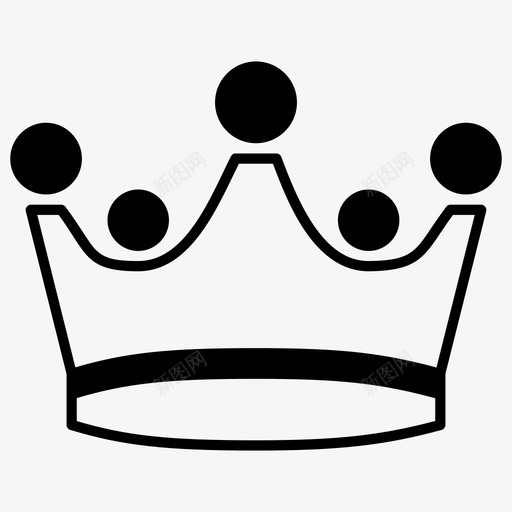 国王皇冠皇帝图标svg_新图网 https://ixintu.com 国王 权力 王国 皇冠 皇帝 黄金