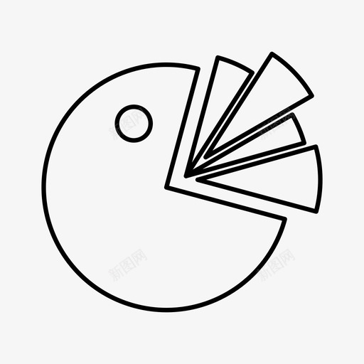 饼图图表展示图标svg_新图网 https://ixintu.com 图表 展示 市场领导和战略思维 饼图