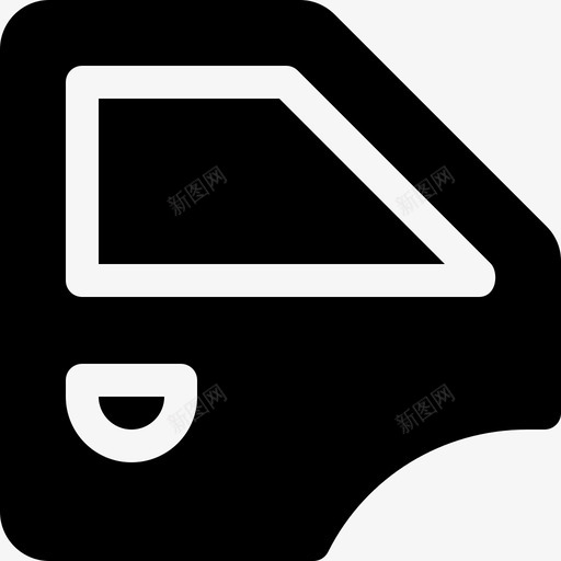 车门车库16已填充图标svg_新图网 https://ixintu.com 已填充 车库16 车门
