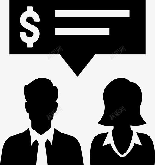业务讨论财务资金图标svg_新图网 https://ixintu.com 业务讨论 收入 财务 资金