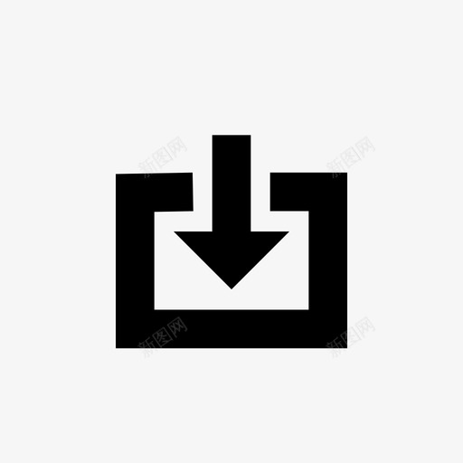 存档导出图标svg_新图网 https://ixintu.com miniuiuxsolid 下载 保存 发送 存档 导入 导出