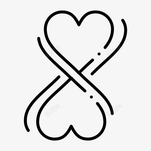 红心八排版图标svg_新图网 https://ixintu.com 2月 v4 排版 收集 界面 红心 网页
