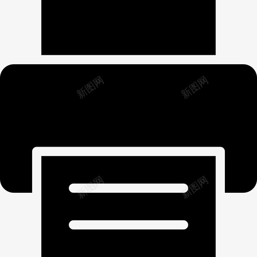 打印机基本配置botton5填充图标svg_新图网 https://ixintu.com 基本配置botton5 填充 打印机