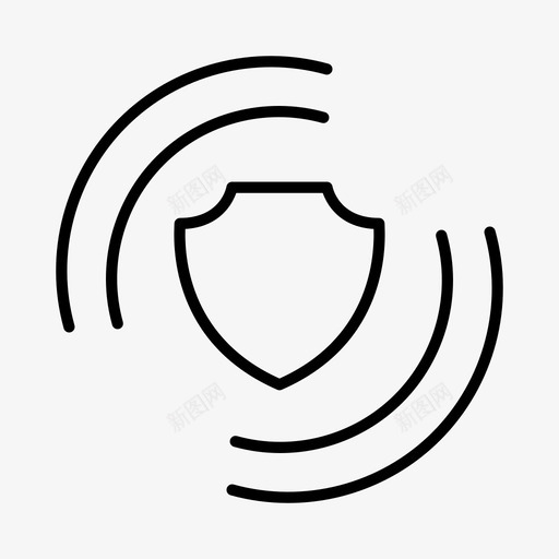 安全网络安全保安图标svg_新图网 https://ixintu.com 保安 安全 网络安全