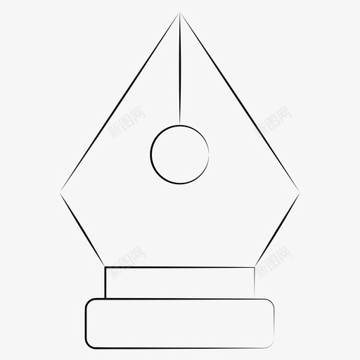 钢笔工具绘图工具手绘图形图标svg_新图网 https://ixintu.com 手绘图形设计 绘图工具 钢笔工具