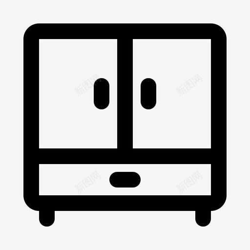衣柜家具家用电器图标svg_新图网 https://ixintu.com v2 家具 家用电器 系列 衣柜