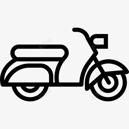 滑板车行程180直线图标svg_新图网 https://ixintu.com 滑板车 直线 行程