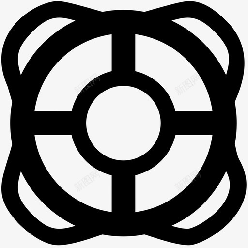 救生圈环安全图标svg_新图网 https://ixintu.com 安全 救生圈 环