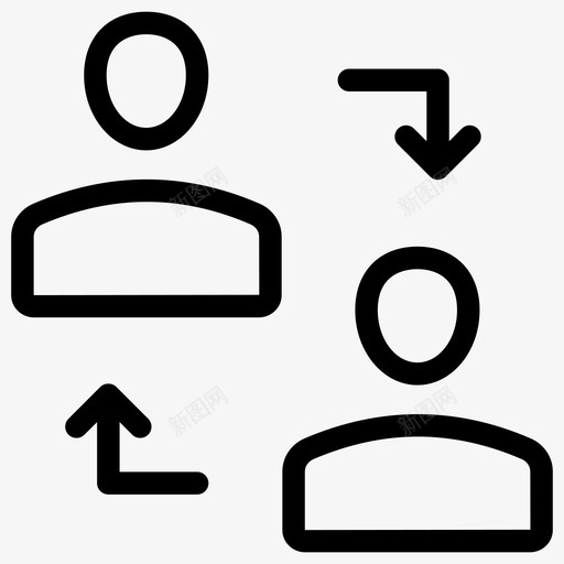 个人联系从属关系情感联系图标svg_新图网 https://ixintu.com 个人 交流 从属 会议 关系 商业 场所 工作 工作场 情感 联系