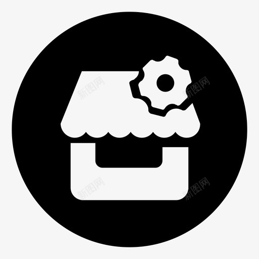店铺管理(shj-icon-Store management)svg_新图网 https://ixintu.com 店铺管理(shj-icon-Store management) 填充