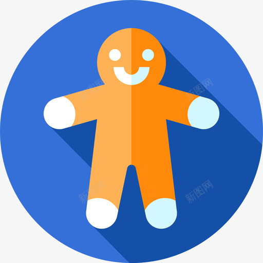 姜饼人冬天39平房图标svg_新图网 https://ixintu.com 冬天39 姜饼人 平房