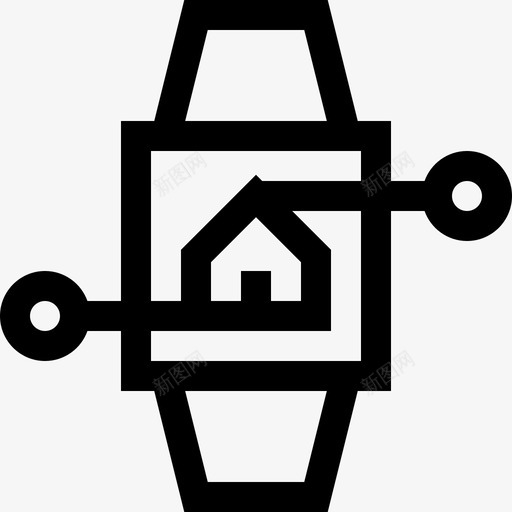 智能手表domotics2线性图标svg_新图网 https://ixintu.com domotics2 智能手表 线性