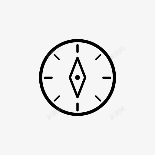 指南针方向仪器图标svg_新图网 https://ixintu.com 仪器 北方 指南针 方向 航海