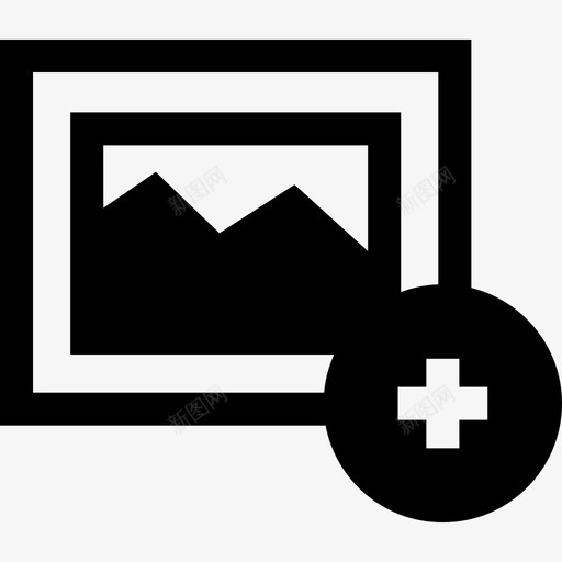 添加个人资料上传图标svg_新图网 https://ixintu.com 上传 个人 图片 媒体 添加 社交 资料图片