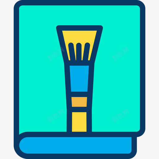 书籍创意5线条色彩图标svg_新图网 https://ixintu.com 书籍 创意5 线条色彩